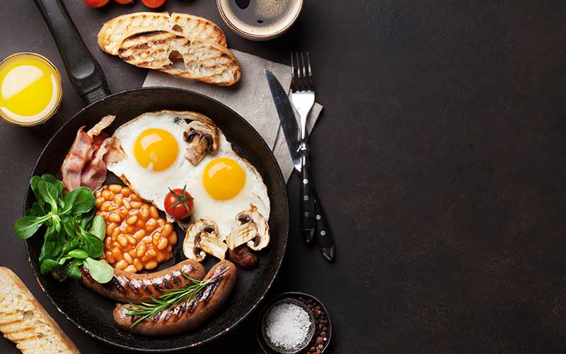 Bacon and Sausage Cat Image